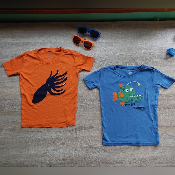 Angler & octopus Gymboree pjs size 12 - Picture 3 of 16